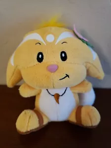 Neopets KACHEEK 5" Orange Plush Stuffed Animal Pink Flower - Picture 1 of 4