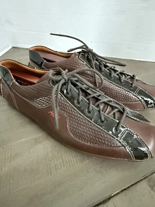 Añel Racer Collection ~ Italy Handmade 43,5 US 10 Fahrschuhe braun Leder - Bild 1 von 12