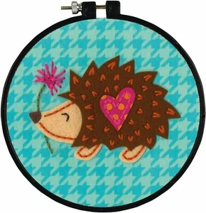 Dimensions Learn-A-Craft Felt Applique Kid's Craft, Hedgehog - Picture 1 of 1