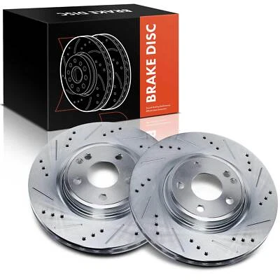 Nuevos rotores de freno delanteros perforados para Mercedes-Benz B250 2013-2019 CLA250 GLA250 Foto 1 de 4