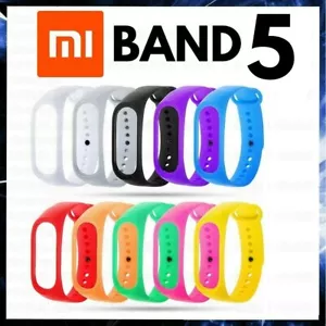 CINTURINO PER XIAOMI MI BAND 5 BRACCIALE SMART WATCH IN TPU STRAP MIBAND BAND5 - Foto 1 di 15