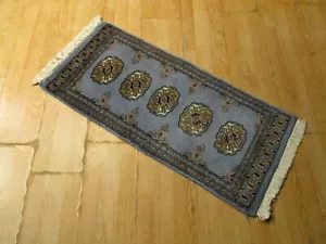 2x3 Bukhara Museum Geometric Handmade-Knotted Wool Rug 582488 - Picture 1 of 11
