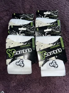 Sombrio Cool Max Socks Biking Trio White 4 Pairs Small / Medium - Picture 1 of 3