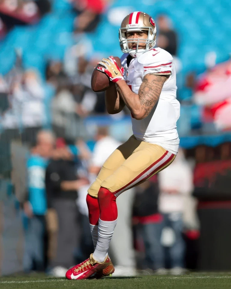 Colin Kaepernick #7 San Francisco 49ers NFL 8"X10" brillante impresión fotográfica 16 Foto 1 de 1