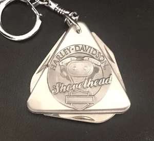 LLAVERO HARLEY-DAVIDSON CABEZA DE PALA ABREBOTELLAS ARCHIVO METAL LLAVERO - Imagen 1 de 2