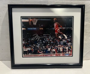 Michael Jordan Signed Autographed Framed Gatorade All-Star Game Dunk Photo (UDA) - Picture 1 of 10
