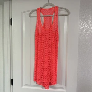 Swim Cover Up Crochet /lace Tank Dress size small - Picture 1 of 3