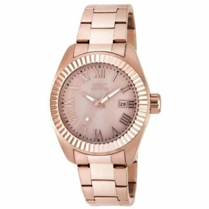 ¡Totalmente nuevo! Reloj deportivo Invicta 20317 ángel para mujer esfera rosa tono oro rosa - Imagen 1 de 2