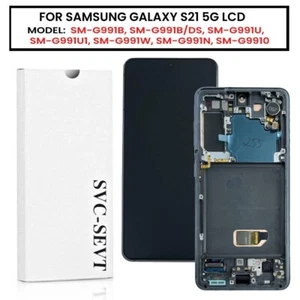 Samsung Galaxy S21 5G SM-G991B/DS OLED LCD Display - Fingerprint Supported UK - Picture 1 of 4