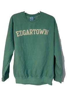 Felpa girocollo Edgartown verde menta morbida come un'uva Martha's Vineyard Large - Foto 1 di 11