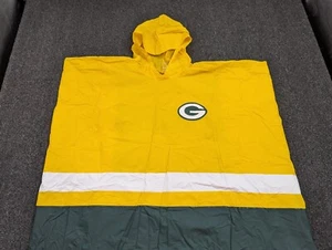 Poncho de lluvia unisex del equipo de la NFL Green Bay Packers vinilo impermeable 52" x 80" - Imagen 1 de 10