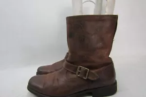 Botas vaqueras occidentales Ariat para hombre talla 11,5 D con hebilla de cuero marrón - Imagen 1 de 11