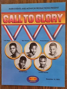11/15/1984 MSG Program Pro Debuts for Holyfield, Whitaker, Biggs, Taylor,Breland - Picture 1 of 2