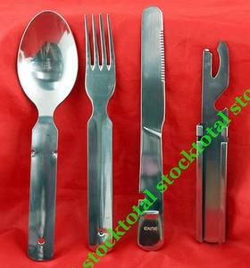 SET CUBIERTOS CAMPING Cubertería BW, 4 piezas, servicio pesado 33553 MF - Imagen 1 de 1