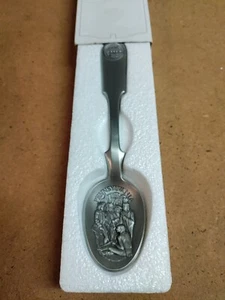 The Franklin Mint “The American Colonies” Pewter Spoon Pennsylvania - Picture 1 of 2