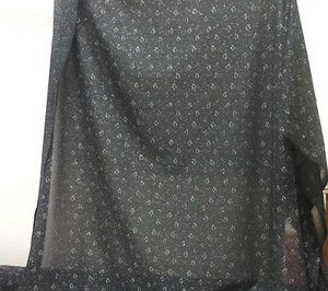 Black and Silver Stretch Lace Fabric, price per 1 metre, 115 WIDE, New - Picture 1 of 4