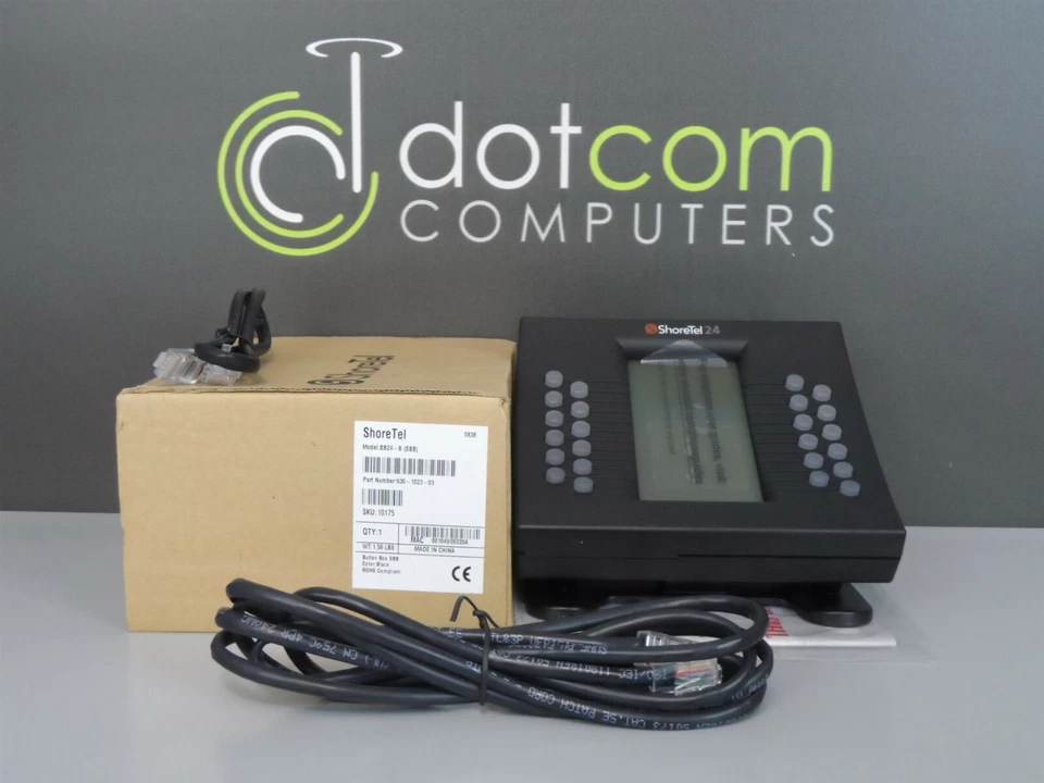 ShoreTel Shorephone Ip24 Button BB24 Black DSS Expansion Module