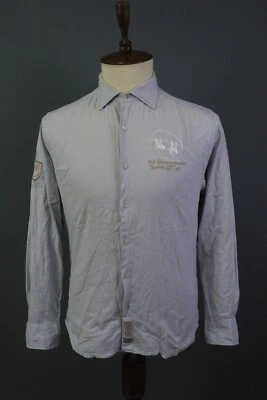 La Martina Buenos Aires Slim Fit Blue Long Sleeve Button Down Shirt Size L - Image 1 of 4