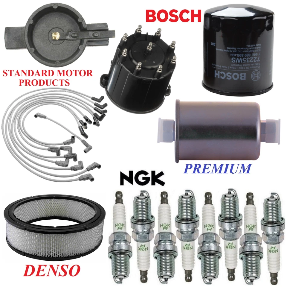 Tune Up Kit Filters Cap Wire Spark Plug For GMC C2500 Suburban V8 5.7L 1992-1993 - Image 1 of 1