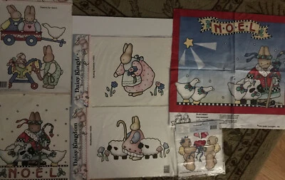 Daisy Kingdom Iron On Transfers Mary Engelbreit Lot of 4 NEW + Appliqué Placemat - Изображение 1 из 4