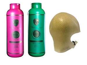 Kit Toner Green + Pink 1L Robson Peluquero Professional + CAP RP MICRO STRONG  - Picture 1 of 7