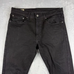 Levis Premium Jeans Herren 34x36 Schwarz 502 Regular Tapered Western Dark Wash Denim - Bild 1 von 13