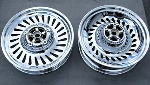 Harley Davidson V-ROD VROD VRSCA VRSCB Turbine 2002-2006 Chrome Wheels Exchange - Picture 1 of 12