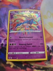 Pokémon TCG Zacian Vivid Voltage 082/185 Holo erstaunlich selten - Bild 1 von 2