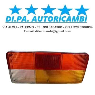 PLASTICA LENTE FANALE POSTERIORE DESTRO BORDO CROMATO  ALFETTA 2000 L - Immagine 1 di 2