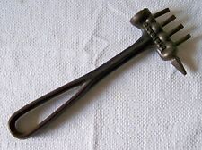 Rare Antique SENSIBLE Cast Iron PAT PEND'G Ice Pick Hammer Shaver Homestead Tool