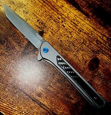 Beautiful EDC Folding Knife Stainless Steel  New in old stock Tonto Blade!!