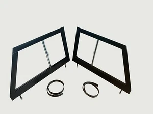 Front LH & RH Glazed Door Tops for Land Rover Series 2 2A 320853GL 320854GL - Picture 1 of 2