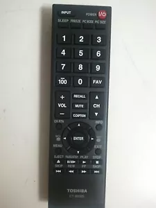 NEW TOSHIBA CT90325 REMOTE for 22AV600U 19AV600U 32E200U 37E200U 40E200U1 32DT1 - Picture 1 of 3
