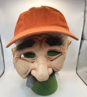 2007 Zagone Studios Rubber Half Mask Hat Cap Costume Stan The Man - Image 1 of 4