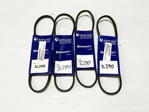 Neu Menge 4 Continental 3L290 Conti V FHP Riemen 29" Außendurchmesser 0,38 Breite 1 Rippe - kein Karton - Bild 1 von 4