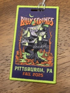 Billy Strings Pittsburgh Pa Luggage Name Tag 11/7/2025 PPG Paints Sold Out! - Picture 1 of 4