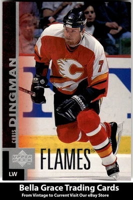 1997-98 Upper Deck Chris Dingman #234 Calgary Flames Rookie NHL Hockey - Image 1 of 2