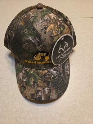 Wells Fargo & Co Baseball Hat Cap Realtree Camo Green - Image 1 of 3