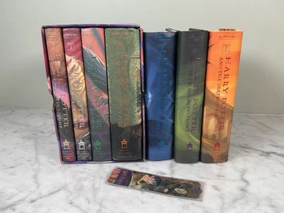 Harry Potter Books Hardcover Lot 1–7 Scholastic First American Editions w/ Box - Image 1 of 4