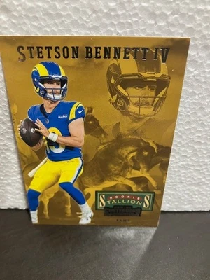 Stetson Bennett IV 2023 Panini Contenders- LA Rams Card #4 - Pack Fresh - Image 1 of 2