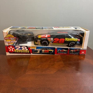 1992 New Bright RC NASCAR 1:16 #28 Havoline Ford Thunderbird Davey Allison NIB - Picture 1 of 9