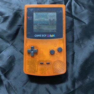 Game Boy Color Clear Orange Working Console - Picture 1 of 3