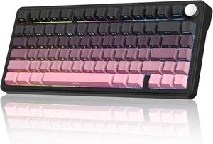 CC MALL M75 Mechanical Keyboard,75% Gasket Hot Swappable Custom Keyboard,RGB... - Picture 1 of 7