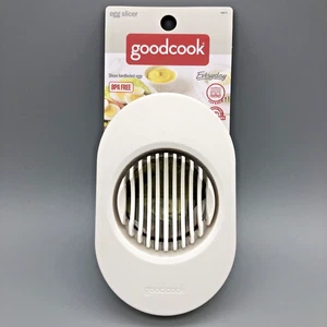 Good Cook 40071 White Plastic/Stainless Steel Wire Egg Slicer Tool BPA Free New - Picture 1 of 3