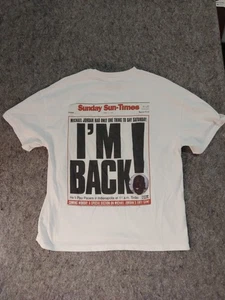 Sergio Calabasas Michael Jordan I'm Back Chicago Bulls T-Shirt Herren S - Bild 1 von 5