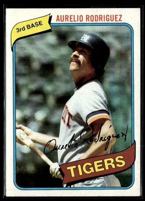 1980 Topps Aurelio Rodriguez Detroit Tigers #468 - Image 1 of 2
