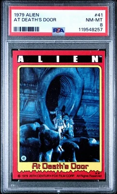 1979 Topps Alien #41 At Death's Door PSA 8 NM-MT - Image 1 of 2