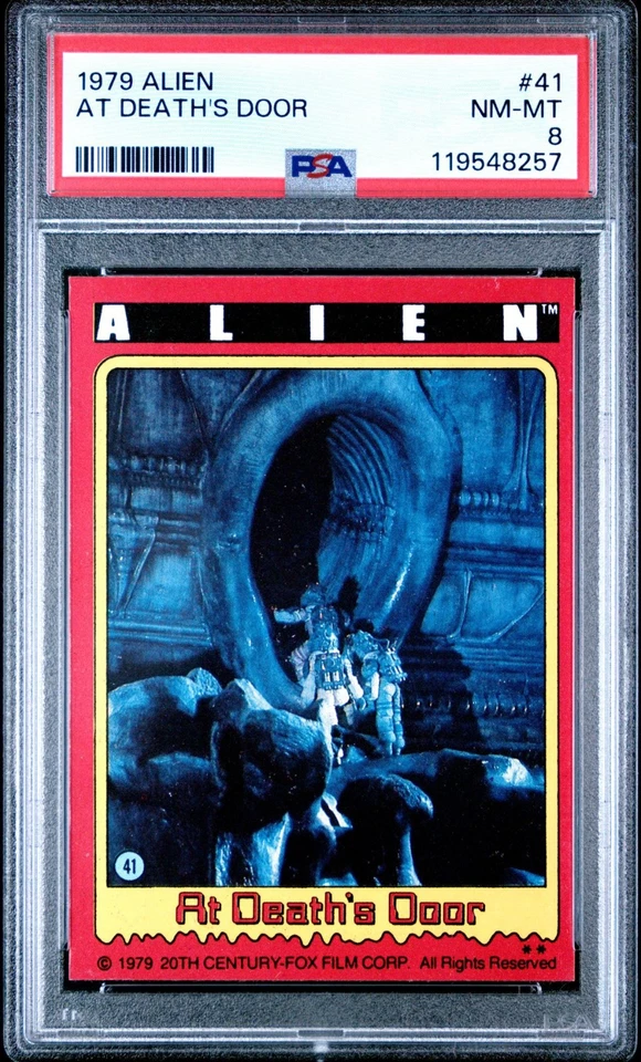 1979 Topps Alien #41 At Death's Door PSA 8 NM-MT - Image 1 of 2