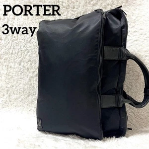 Porter Time 3Way Backpack Business Bag 2L 3 Compartments Used - Picture 1 of 19