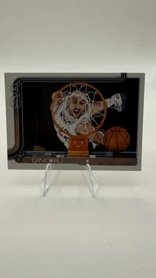 2025 Topps NBA Flagship Manu Ginobli Golden Mirror Image Variation SP #262 SSP - Image 1 of 2